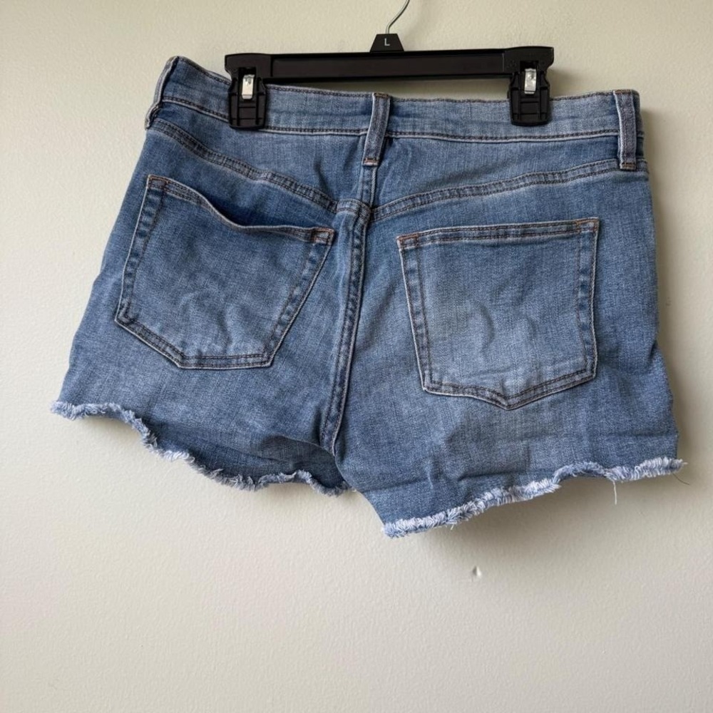 J.‎ Crew Womens Denim Shorts Size 26 Frayed Hem Casual Blue - Picture 3 of 4